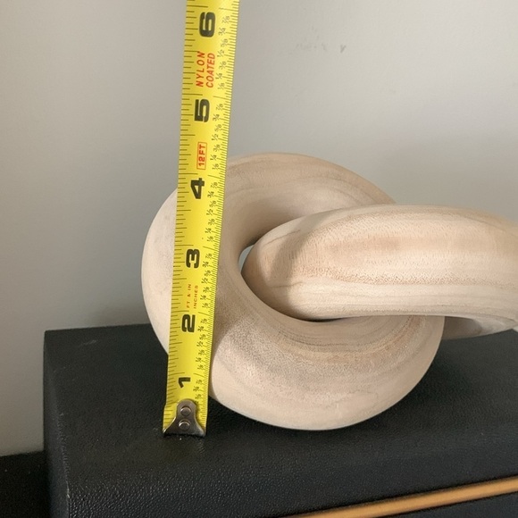 Wooden‎ knot modern organic home decor neutral coffee table shelf - Picture 5 of 5